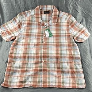 Simons Le31 |  Vision Organic Cotton and Tencel Blend Button Down Shirt | Large